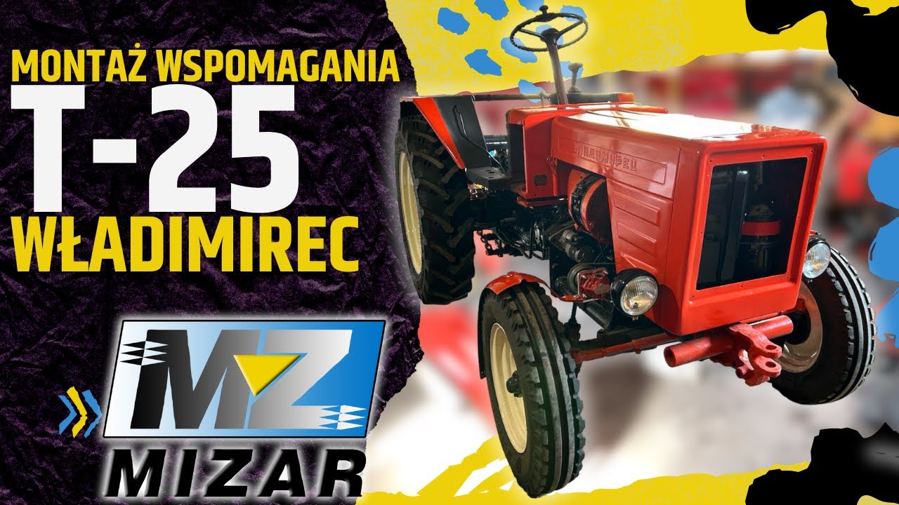 Montaż wspomagania T-25 WŁADIMIREC  - Instrukcja MIZAR