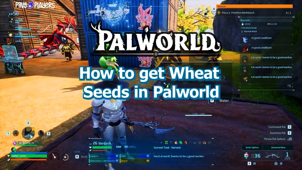 How to Get Wheat Seeds in Palworld (Farming Guide)