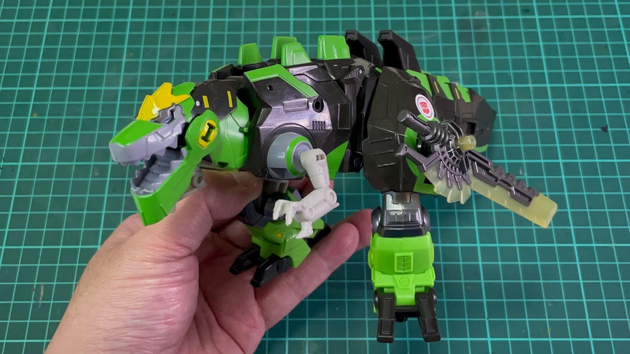 Transformers Adventure TAKARA TOMY TAV30 Battle Grimlock (Dino mode to Robot mode)