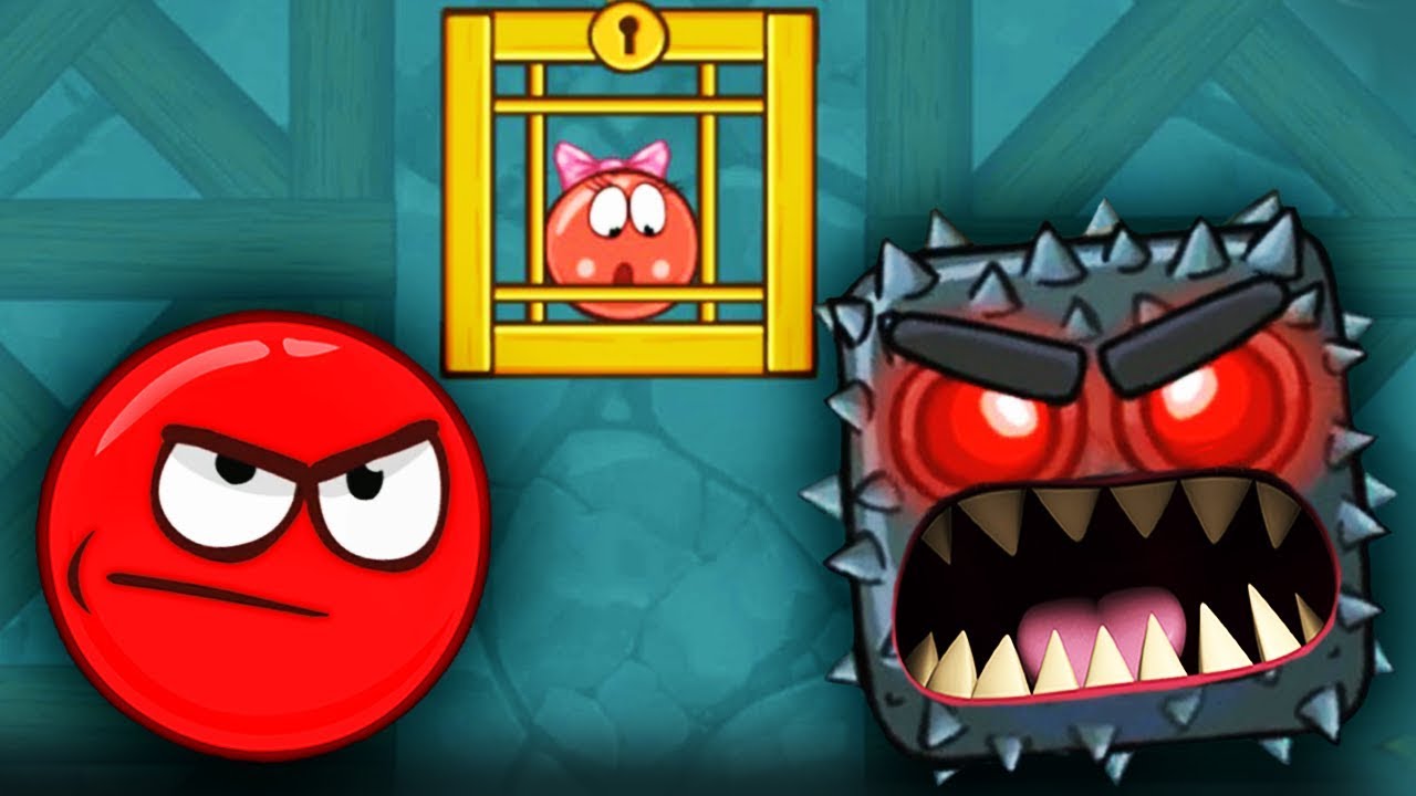 Red BALL 4 - КРАСНЫЙ ШАРИК СПАСЕНИЕ ЛЮБИМОЙ / БИТВА С ПОДЗЕМНЫМ БОССОМ