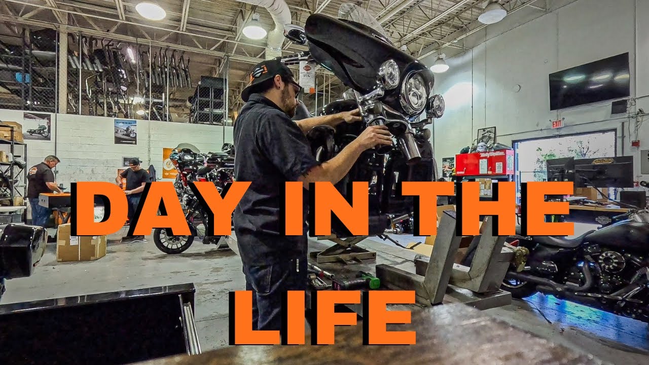 Full Day Of Work With a Harley-Davidson Technician (What do we do?)