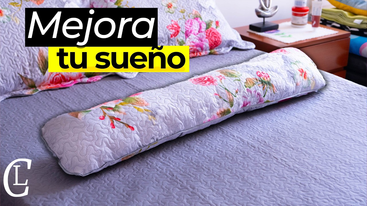 ALMOHADA PARA TODO EL CUERPO para dormir de lado y mejor. Esta ALMOHADA cuida tu postura