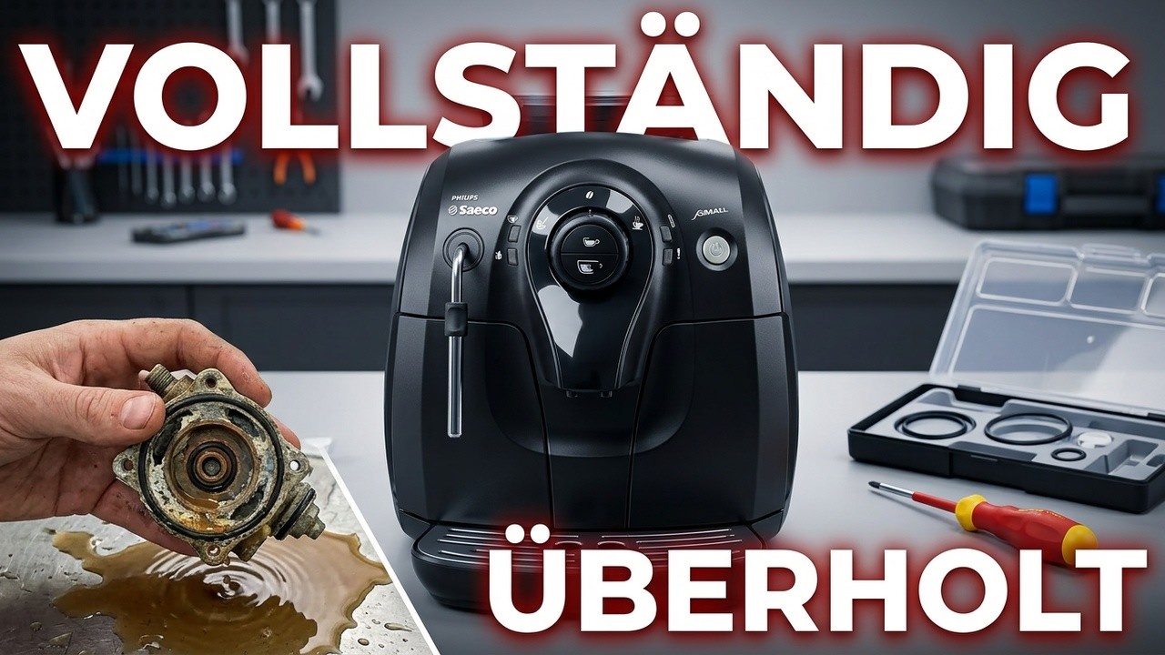 Saeco Xsmall runderneuern reinigen reparieren Wasserverlust / Kaffeeauslauf Philips