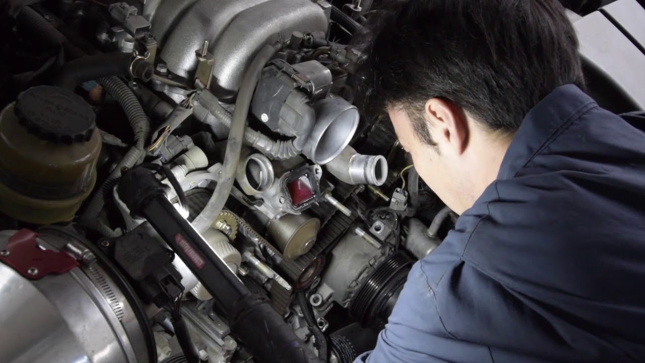 TOYOTA セルシオ UCF31 タイミングベルト交換