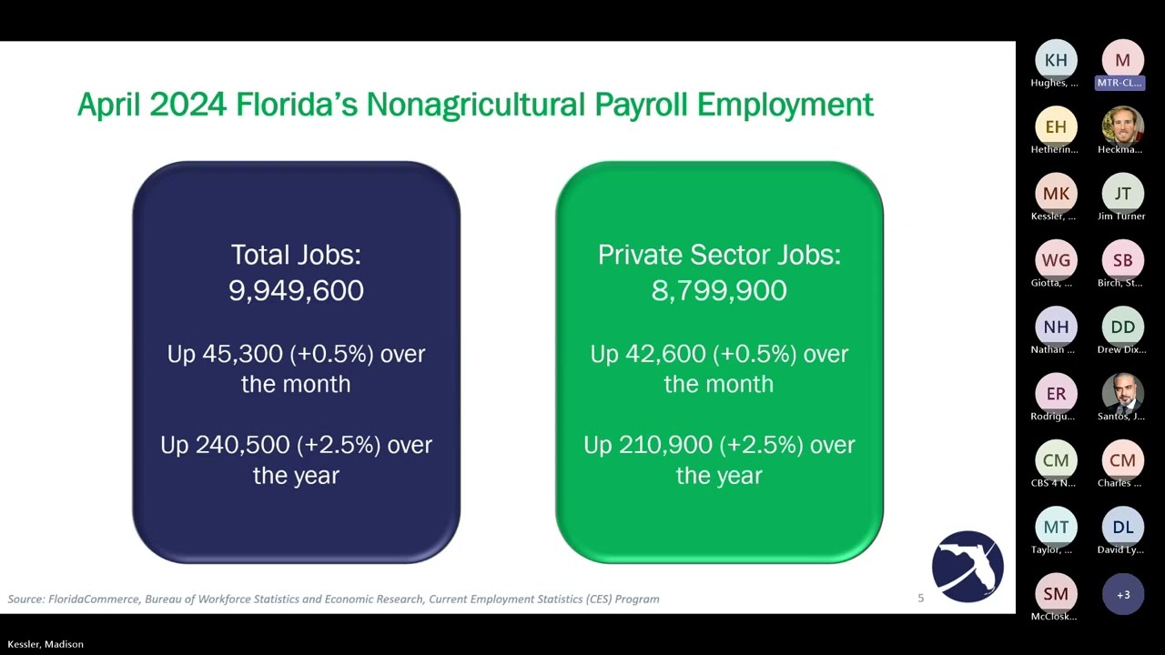 FloridaCommerce Economic Data Release April 17, 2024 Recording