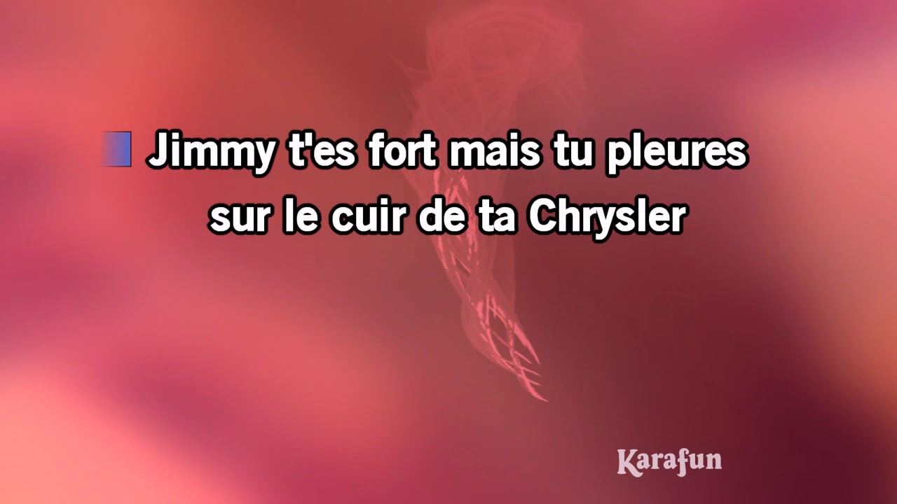 Karaoké Ballade de Jim - Alain Souchon *