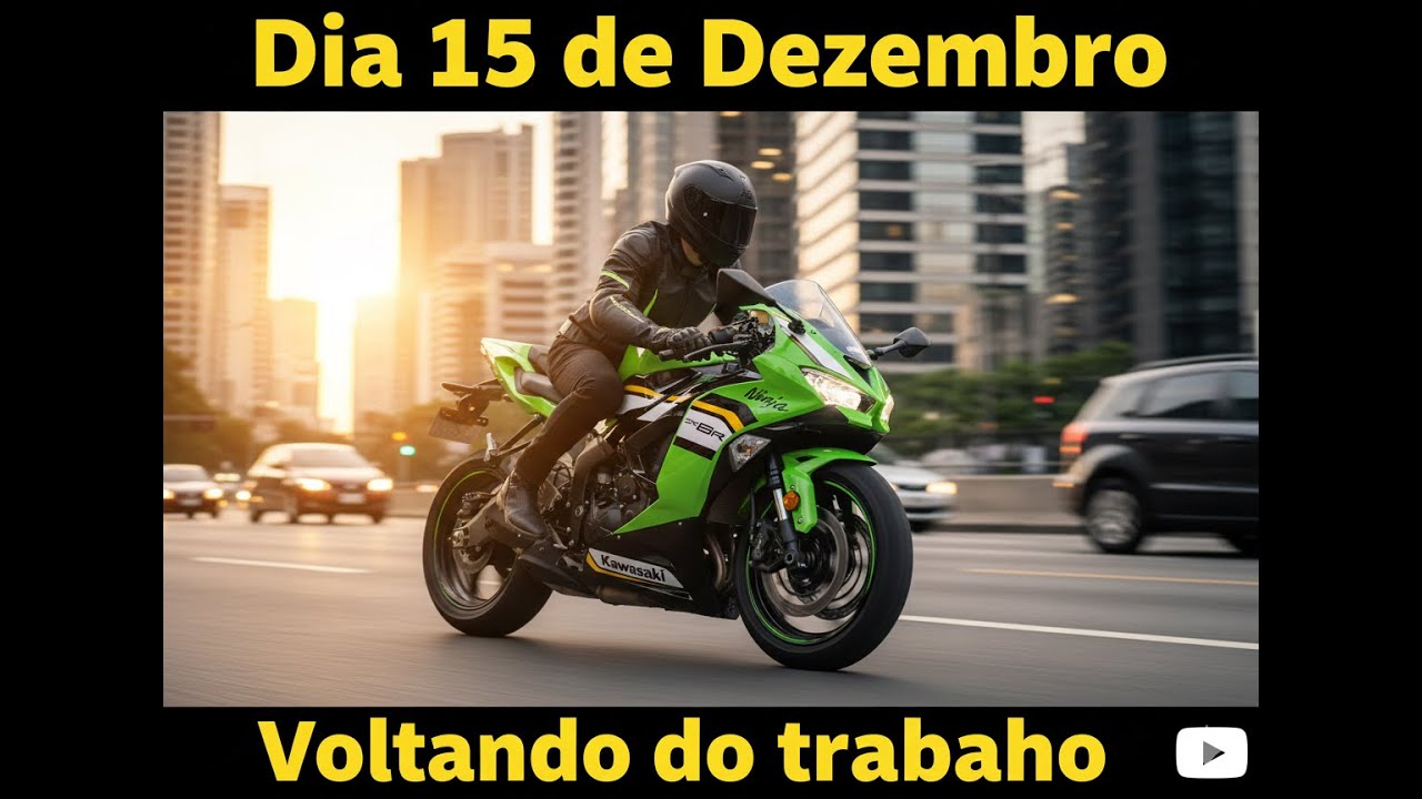 Dia 15 de Dezembro Voltando do trabalho