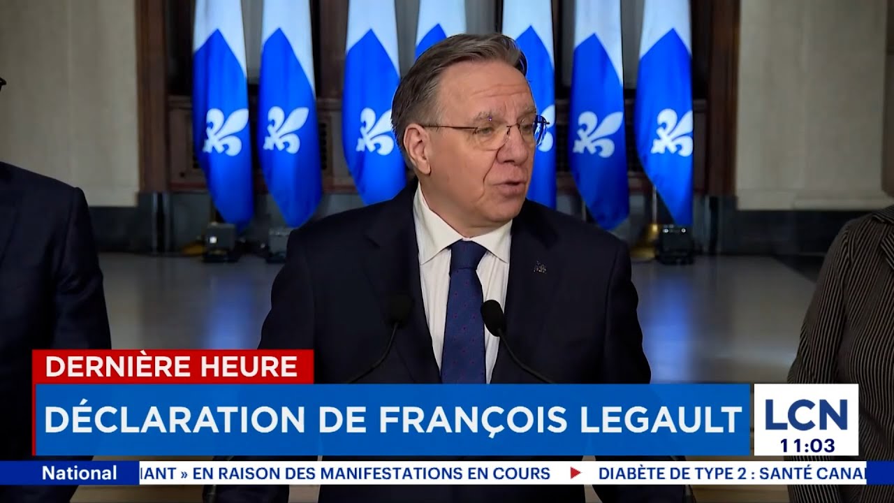 François Legault démissionne: revoyez son point de presse complet