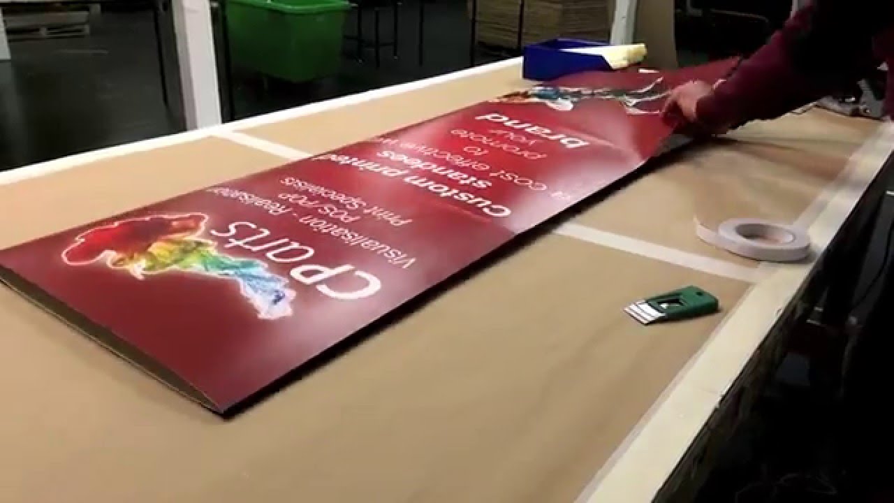 How a Pop Up Standee is made