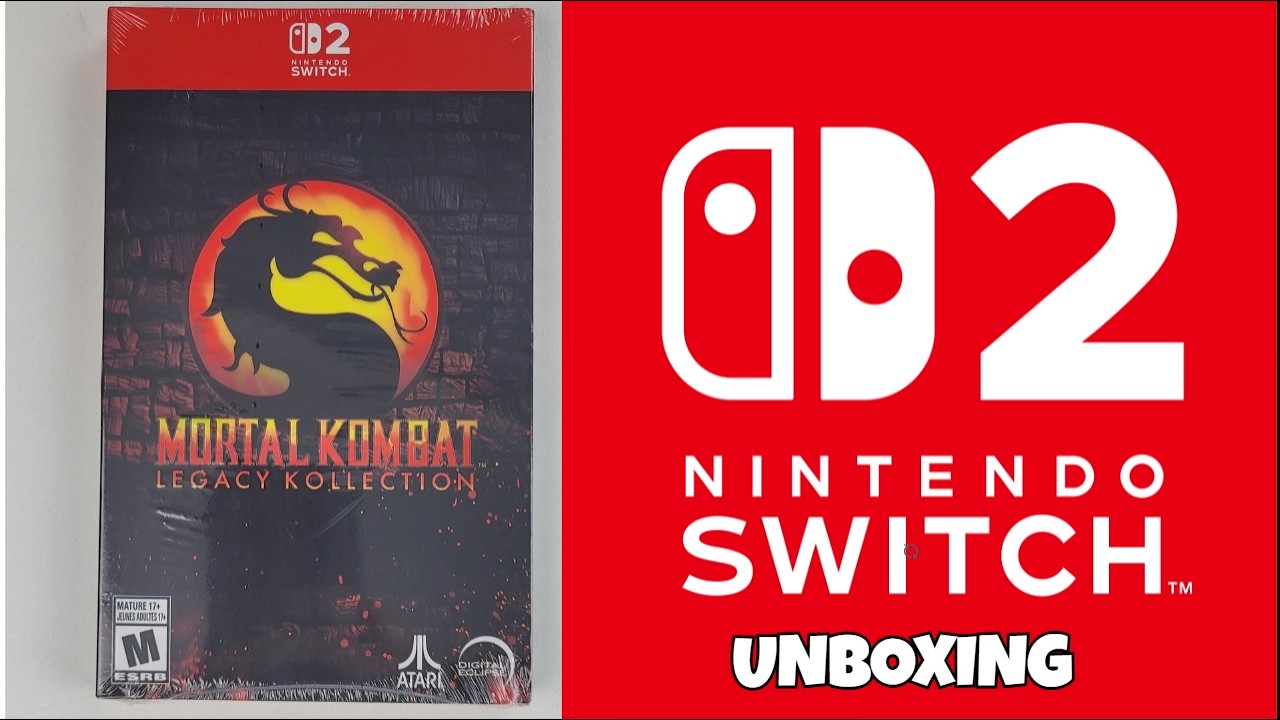 MORTAL KOMBAT LEGACY COLLECTION NINTENDO SWITCH 2 UNBOXING