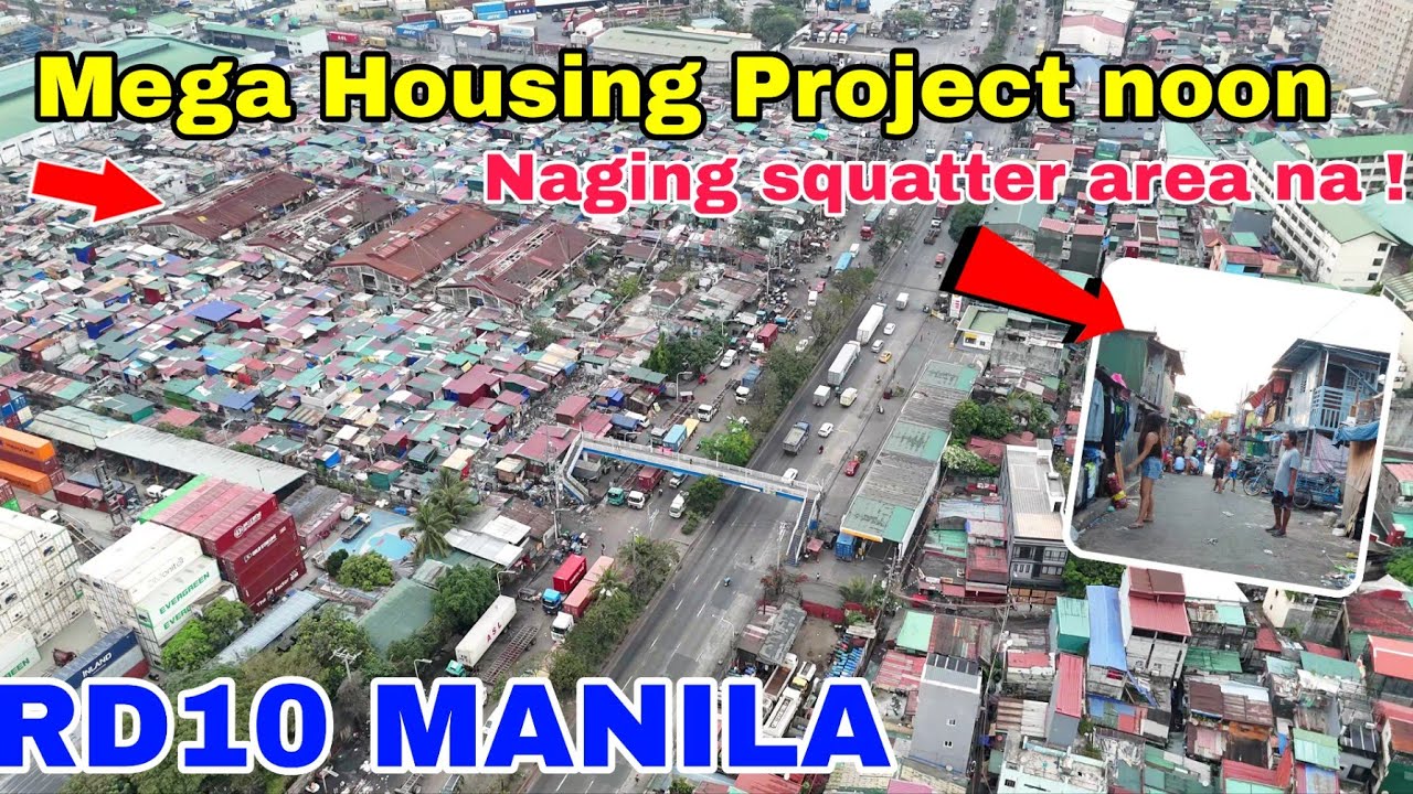 Mega Housing Project noon naging squatter area na ! Center Island - rd10 Manila