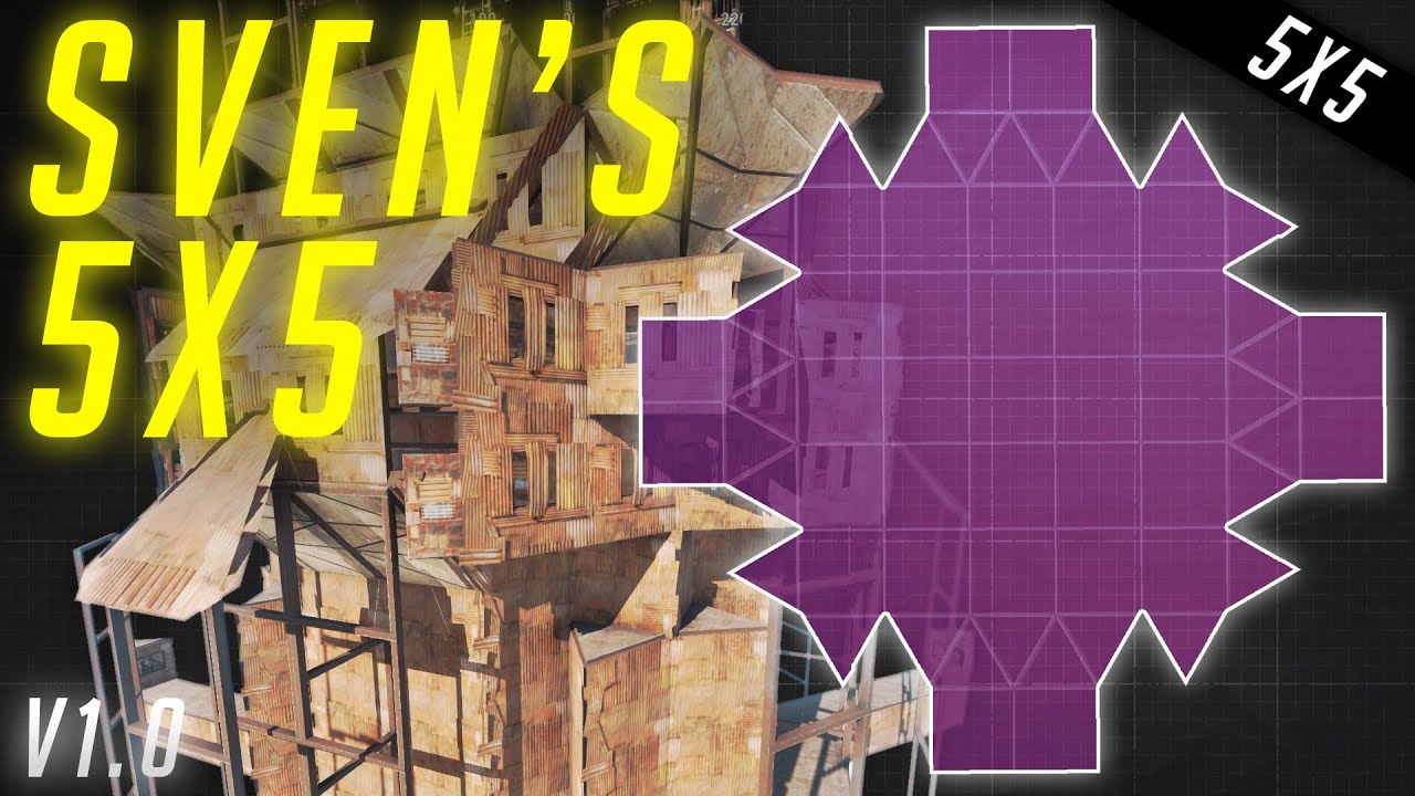 THE 5x5 A La Sven | v1.0 | Base Building 2020 | Rust