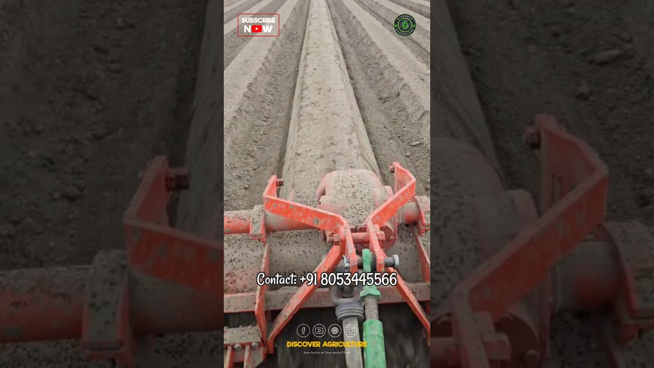 Amazing Bed Making Tractor Implement