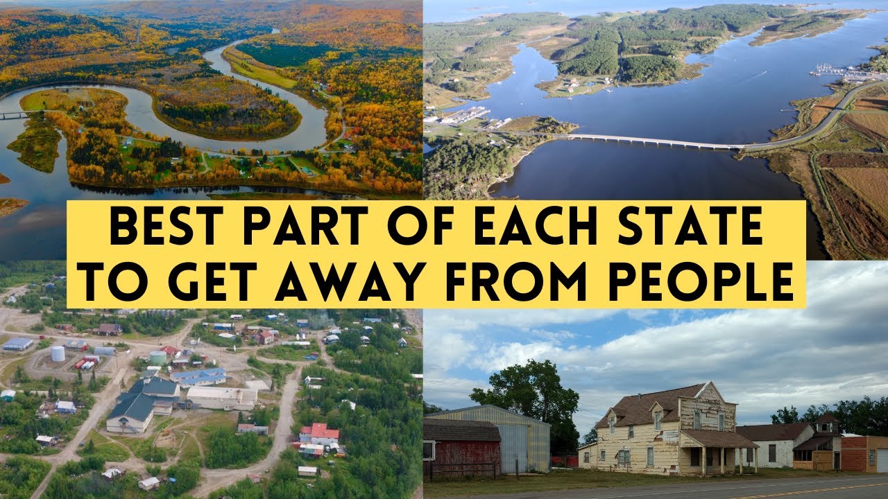 Best Area in Each State to Get Away from People