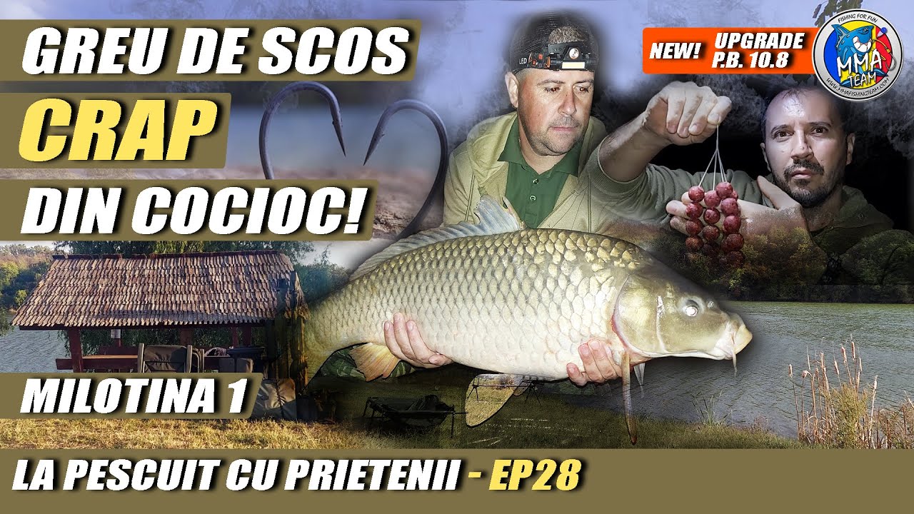 Pescuit la Crap pe Lacul Milotina My Love! Drill cu Peste 10 Plus! - La Pescuit cu Prietenii EP28