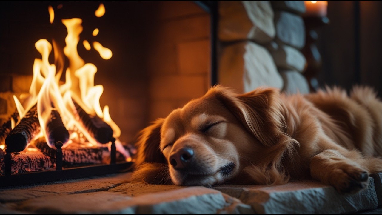Campfire Sanctuary: 8 Hours of Crackling Fireplace Sounds for Deep Sleep & Cozy Focus