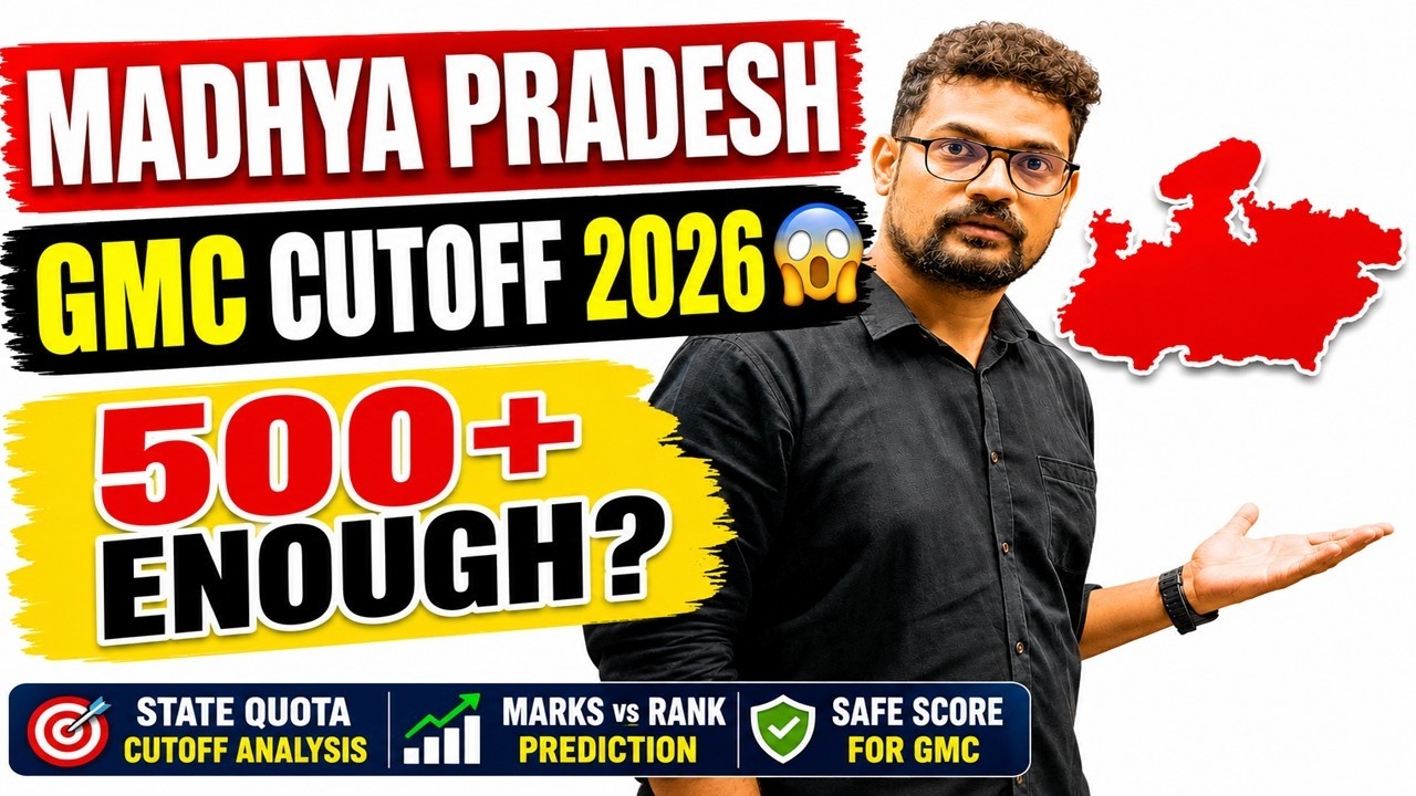 Madhya Pradesh State Quota GMC Cutoff 2026 🔥 ReNEET Expected Cutoff & Safe Score