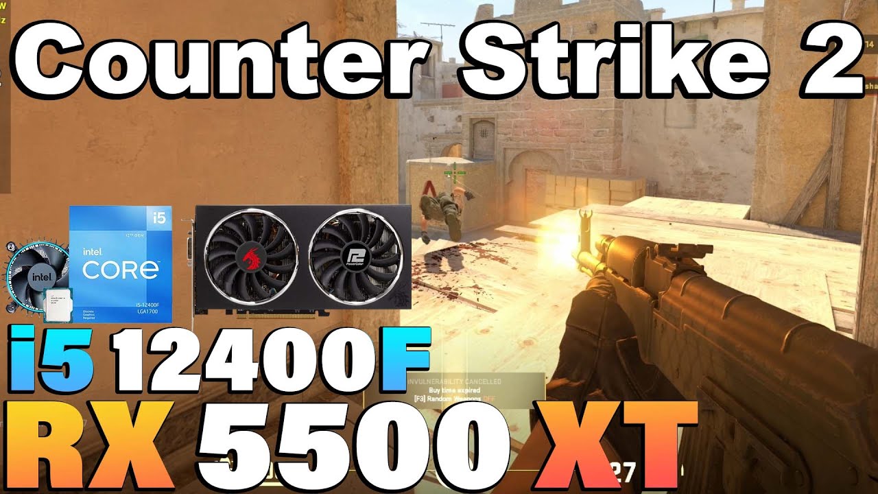 Counter Strike 2 - i5 12400F + RX 5500 XT