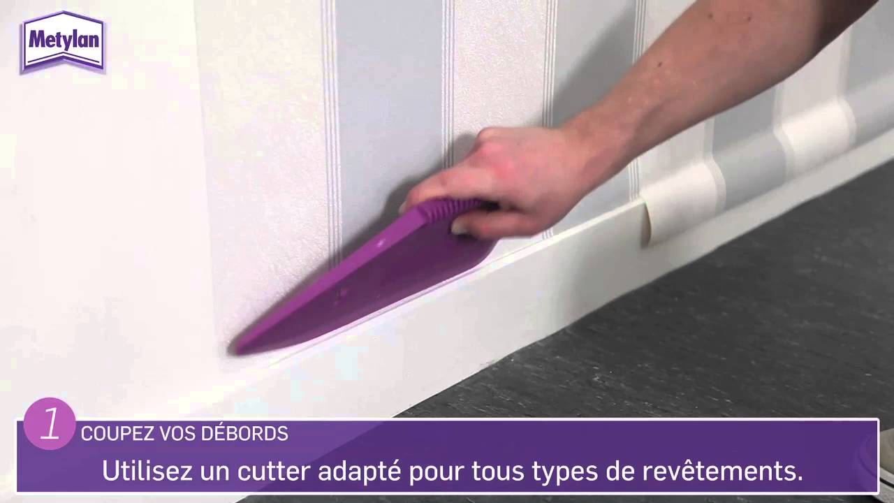 R&eacute;ussir ses finitions de pose de papier peint