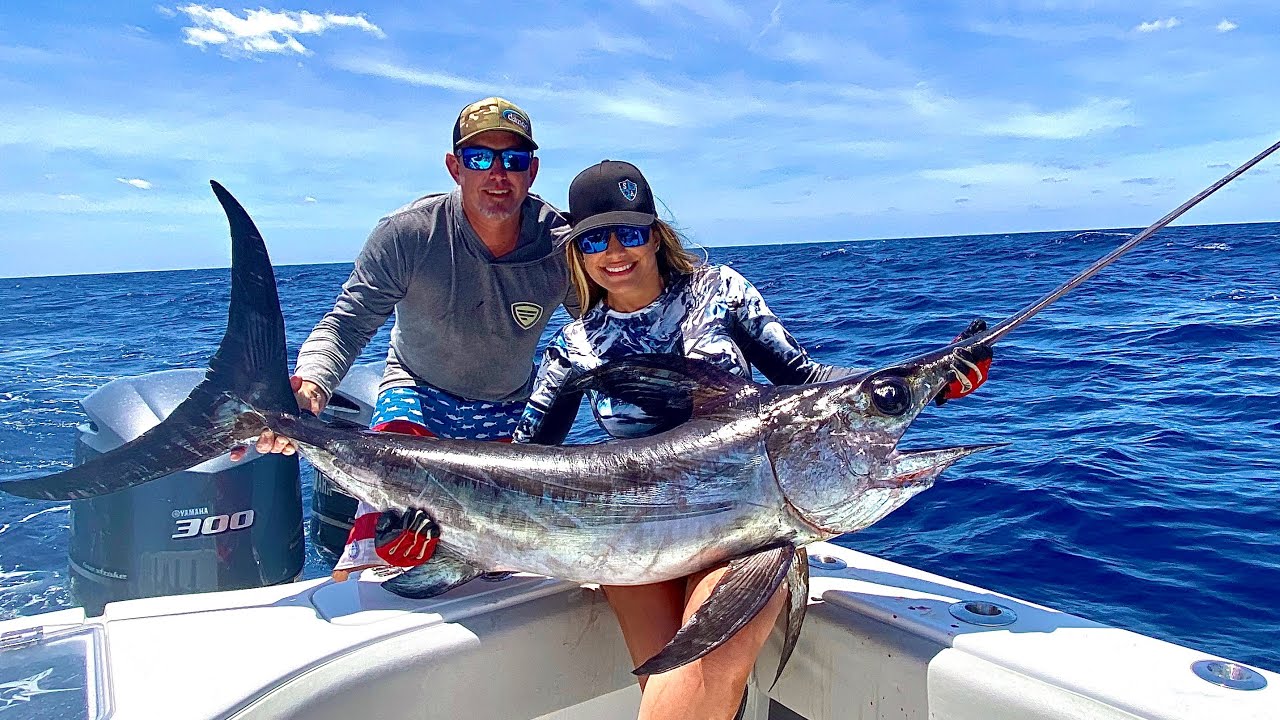 SWORDFISH , GIANT AMBERJACK & ROSIES Catch Clean and Cook