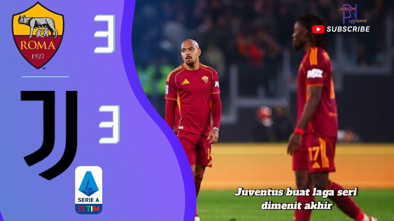 Juventus Gagalkan Kemenangan Roma di Menit Berdarah #asroma #juventus #reviewpertandingan