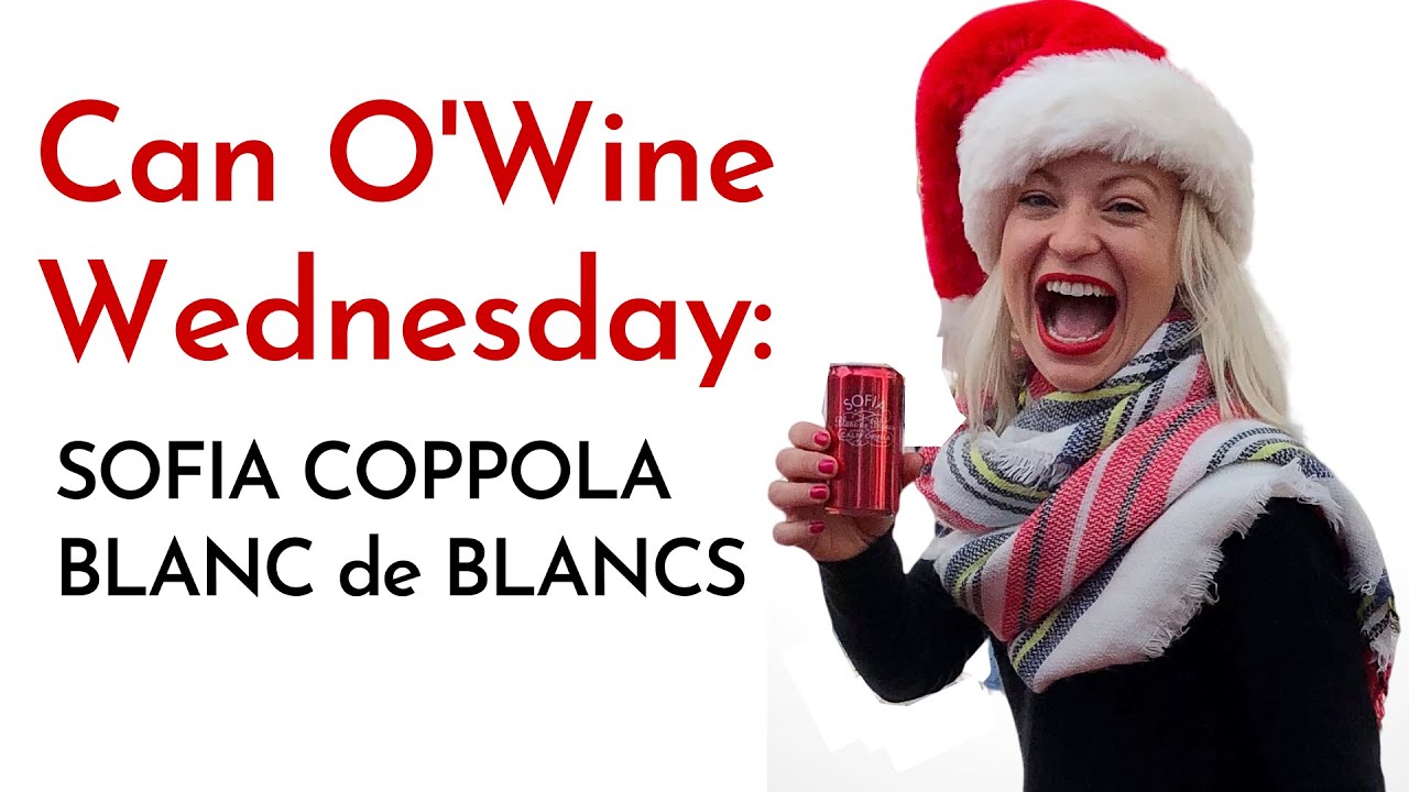 Wine While ICE SKATING: Sofia Blanc de Blancs Canned Wine Review