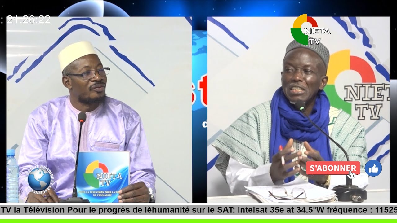 Émission L'histoire de L'humanité Ibrahim Djire et Imam Hady Moulaye Koureiche NIETA TV 