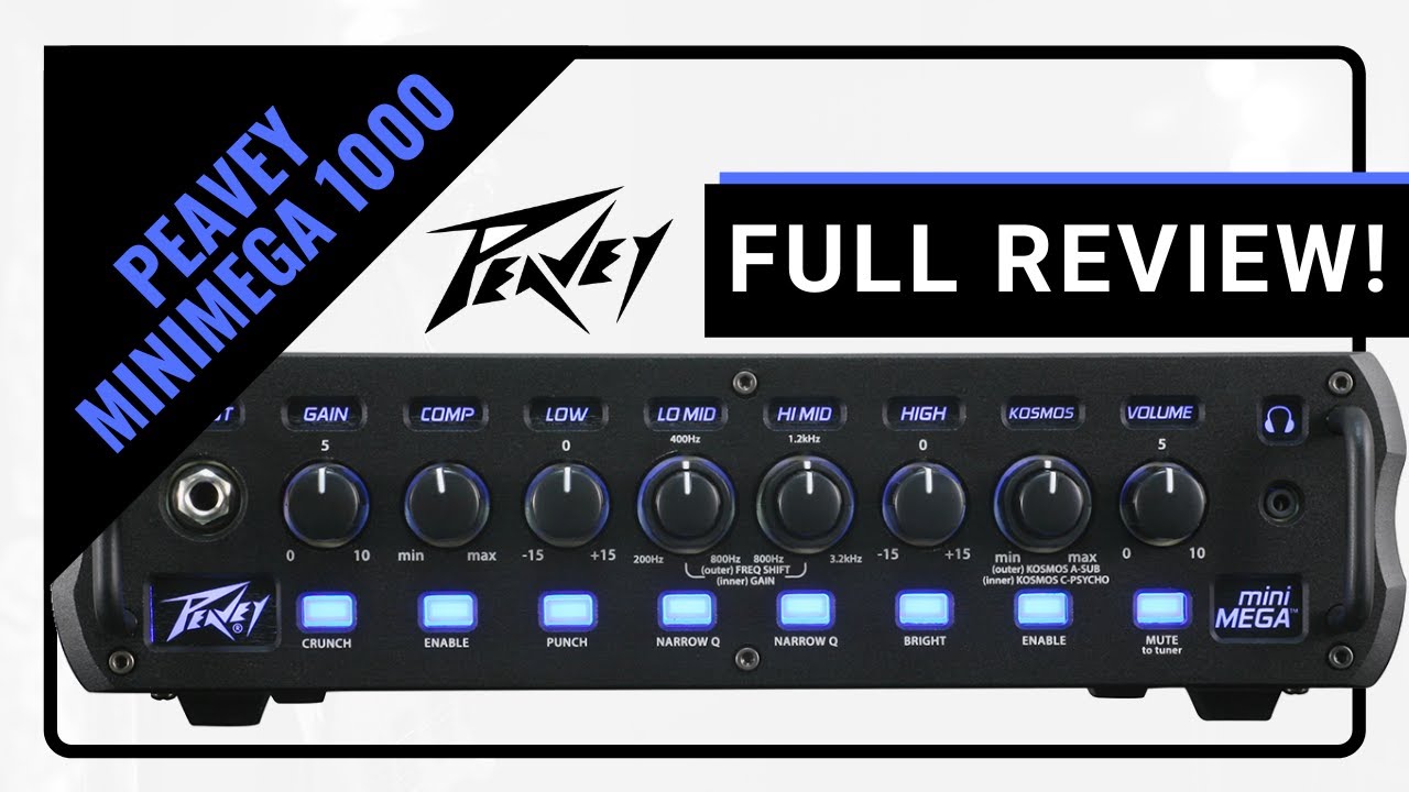 Peavey MiniMega 1000W Amp Review | Is It Really THAT Good? So Many Buttons On This Thing...
