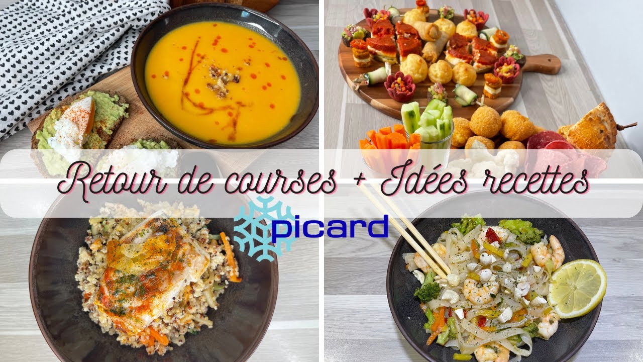 Retour de courses et Idées Recettes Picard