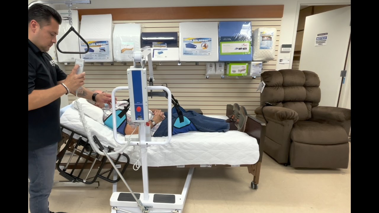 How to use a Full-Electric Hoyer Patient Lift by Horton & Converse