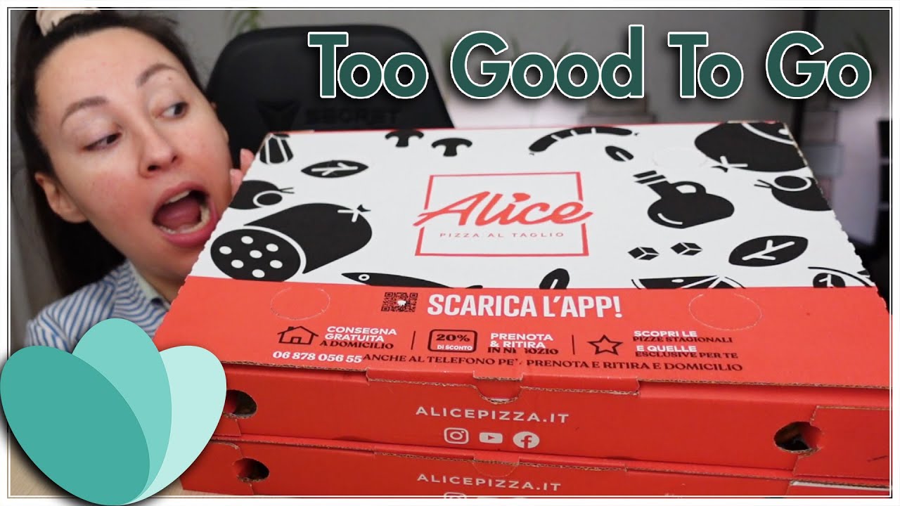 MANGIO gli AVANZI di ALICE PIZZA con TOO GOOD TO GO 🍕 TOP o FLOP?!