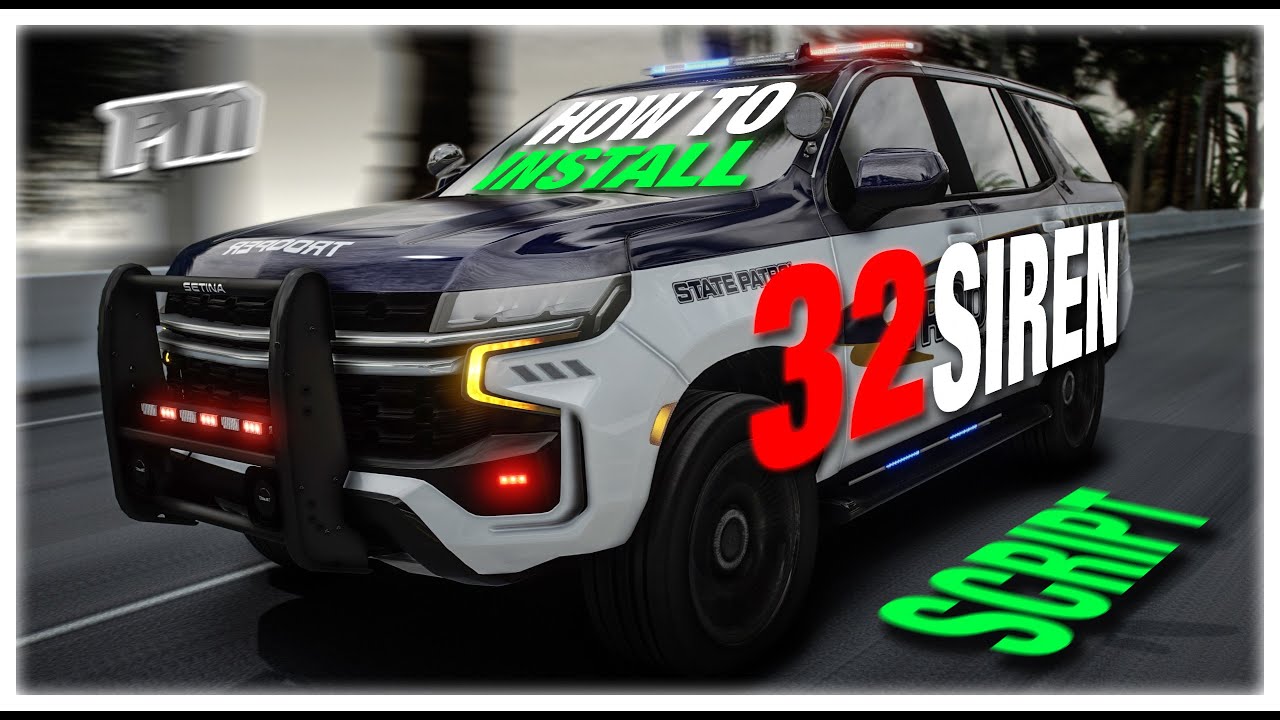 How To Install 32 Siren Plugin For FiveM | 2025