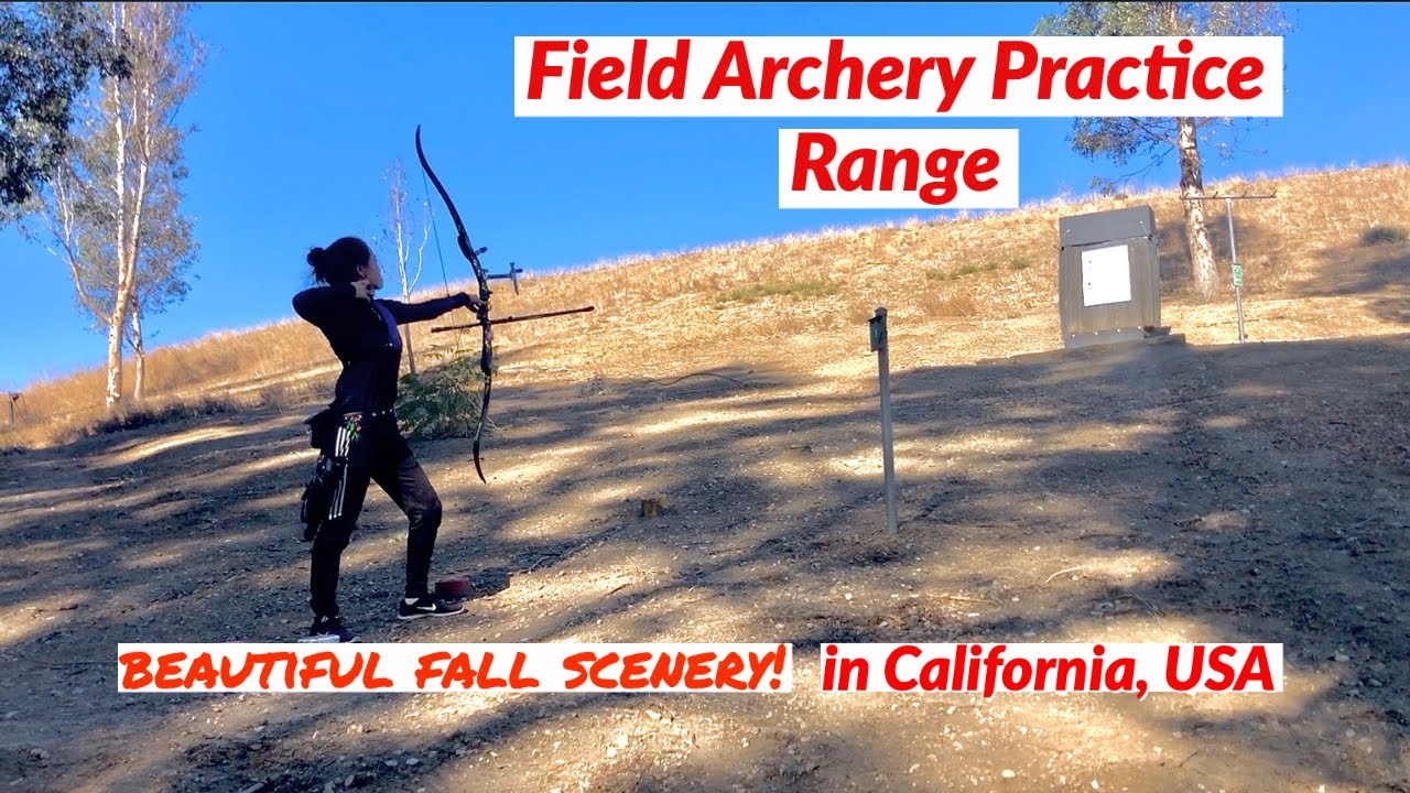 Field Archery Practice Range in California, USA (Oranco Bowmen Archery Range)