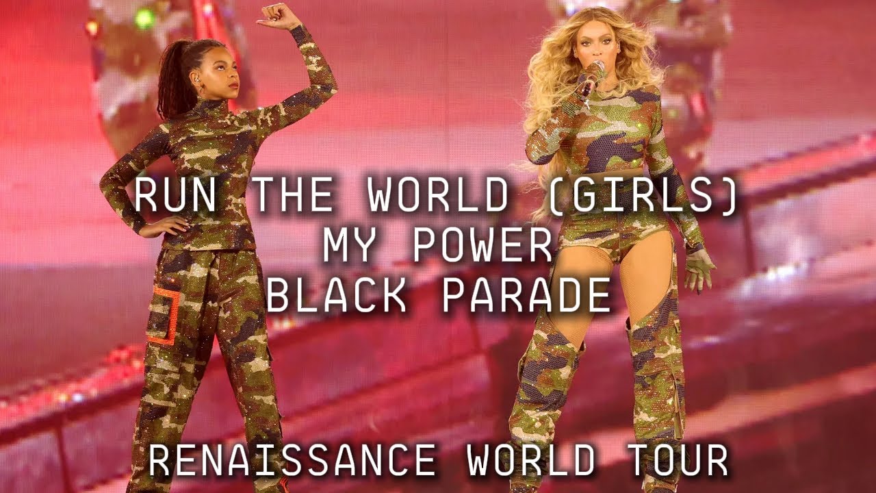 Beyoncé - Run The World (Girls) / MY POWER / BLACK PARADE (Renaissance Tour Studio Version)