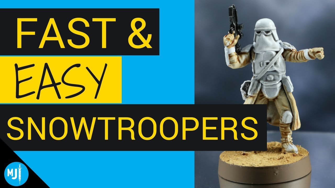 Star Wars Legion Snowtroopers Painting Guide (Speed Painting How To - Easy!)