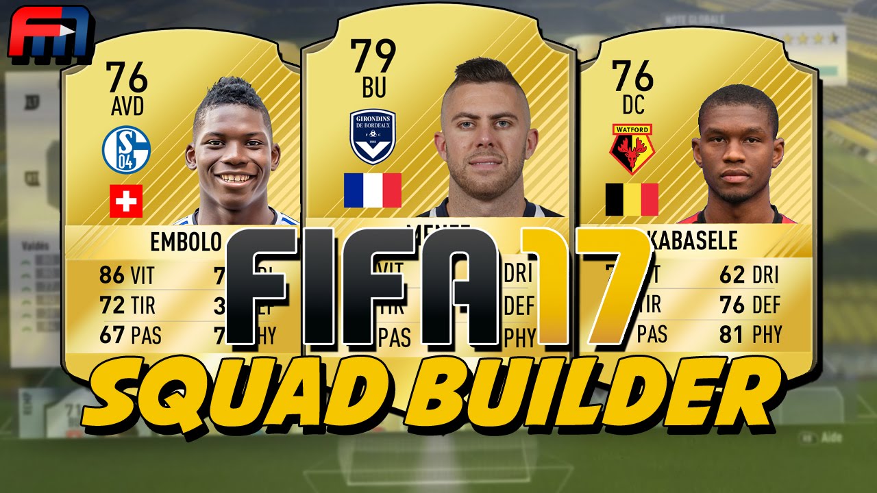 FUT17 | SQUAD BUILDER 