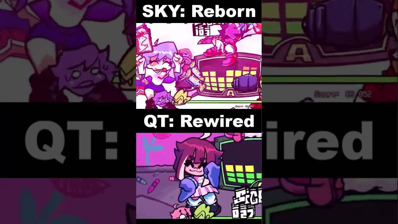 FNF - Sky: REBORN VS QT: Rewired [EDIT] (UPDATE PICO) (FNF MOD) 