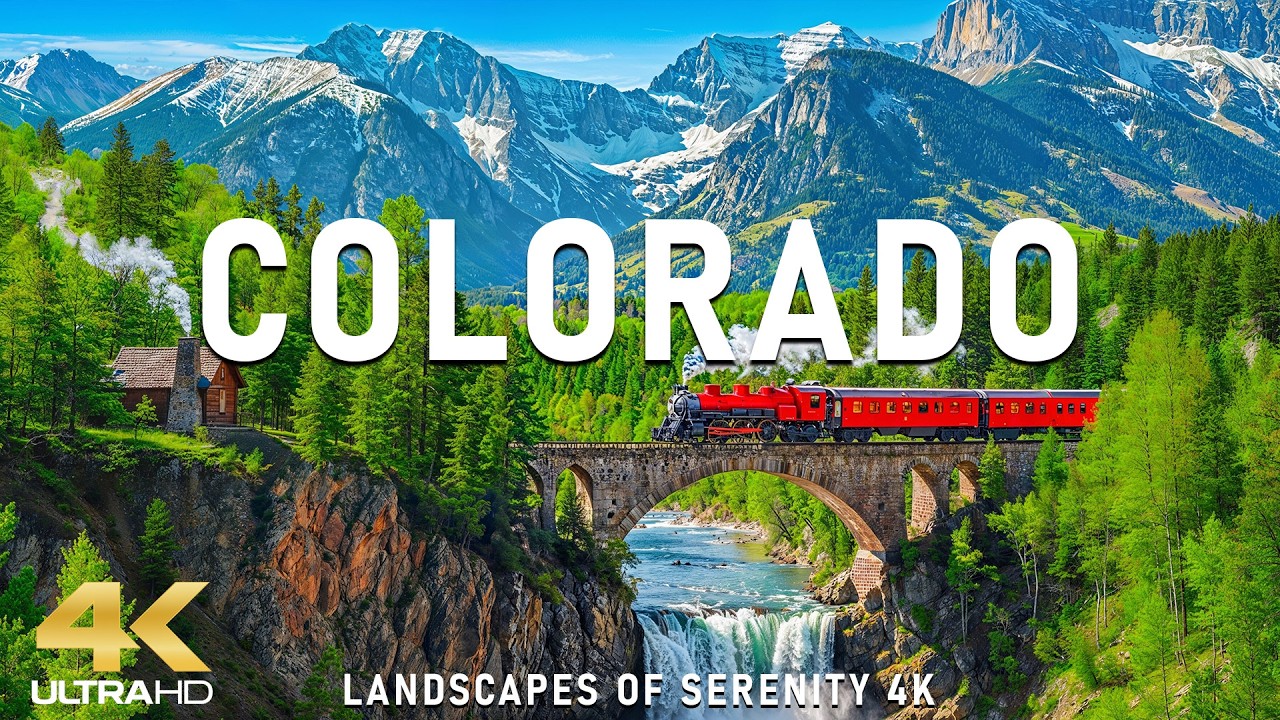 COLORADO, USA 4K | Heart of the Rocky Mountains – Alpine Lakes, Snowy Peaks & Scenic Valleys