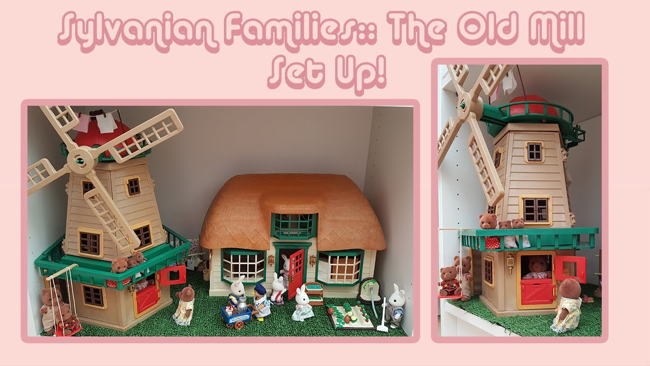 Setting Up the Vintage Sylvanian Families Tomy Old Mill!