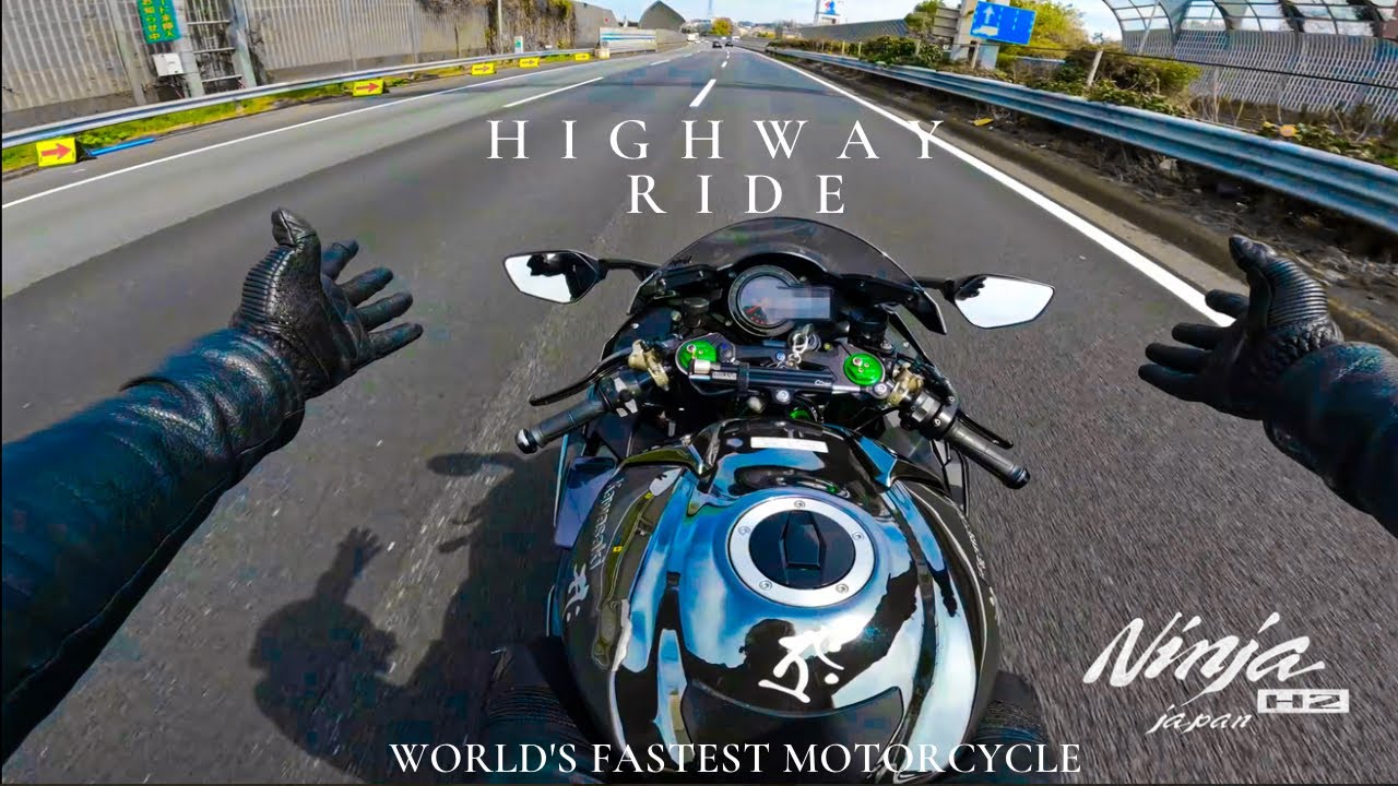 世界最速の市販車バイクで高速道路走ってみた　Episode 9/Kawasaki Ninja H2/highway【4K】