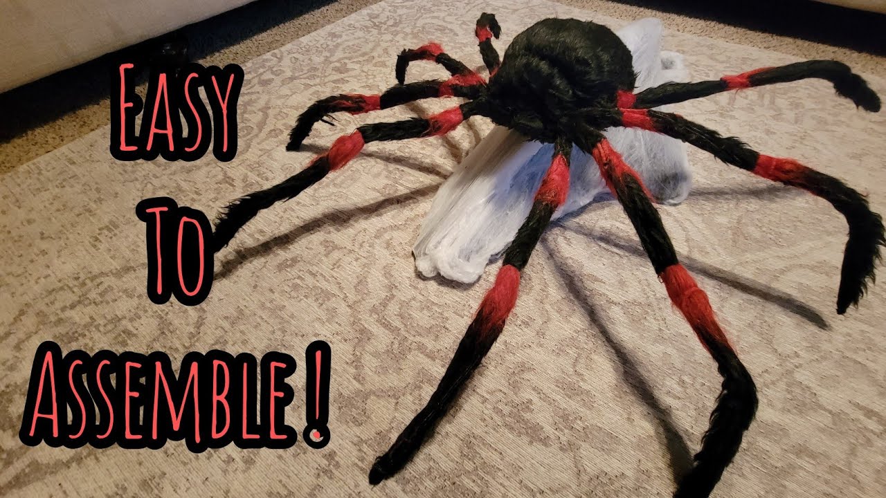 Spirit Halloween Jumping Spider: Unbox and Assemble