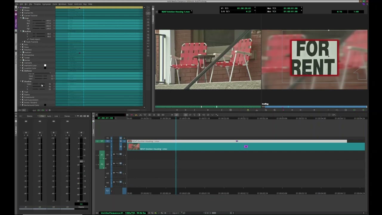 3D Warp Basics Avid Media Composer