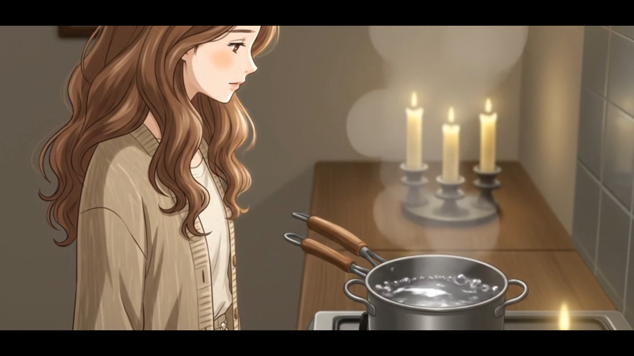Rainy Day with Stray Cats by the Fireplace: Cooking Warm Porridge & Drying Blankets | ASMR