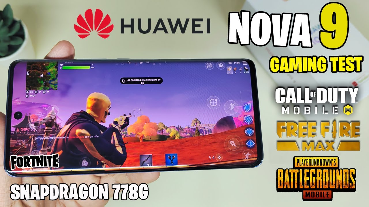 Huawei NOVA 9 en Perú:  Gaming Test - FORTNITE, FREE FIRE MAX, PUBG y CALL OF DUTY (Snapdragon 778)