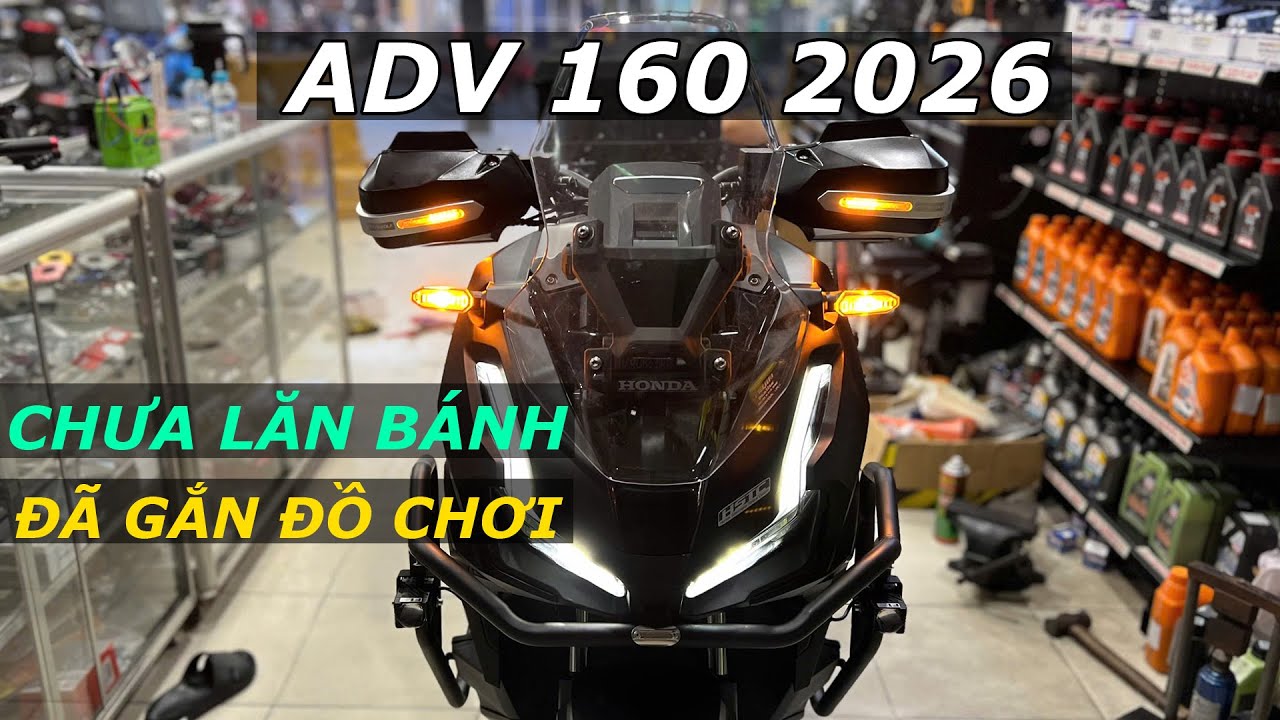 ADV 160 2026 - Xe Chưa Lăn Bánh, Khách Đã Gửi Xe Tải Xuống Để Lắp Phụ Kiện Touring - Yohe Shop
