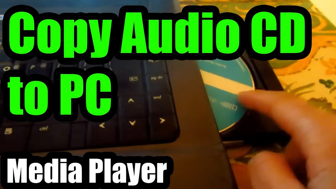 Как скопировать AudioCD на ПК (Windows Media Player, Rip CD, Windows 7)