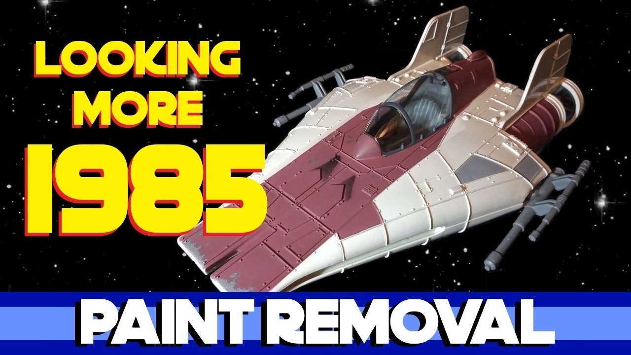 A-Wing Fighter 1997 - Removing Paint