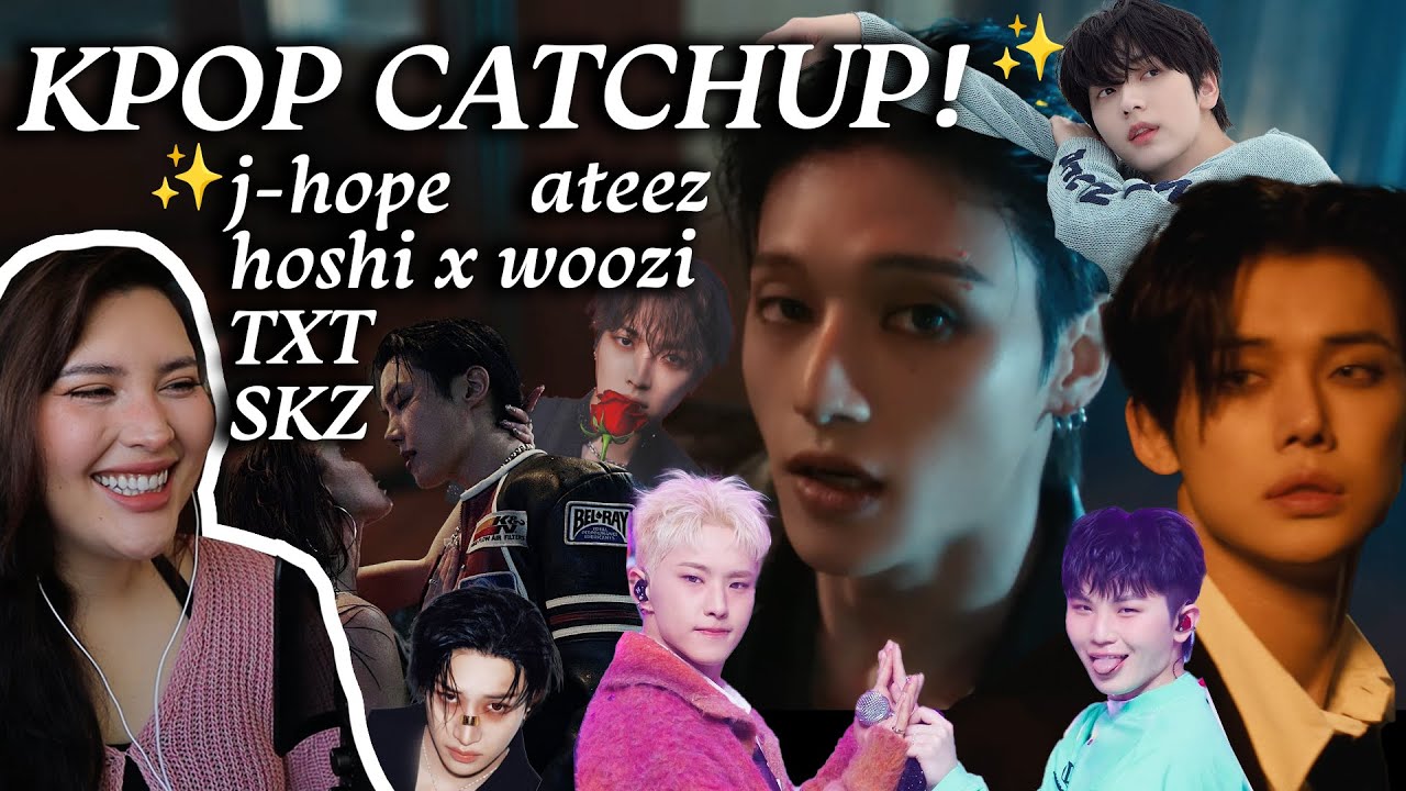 Kpop Catchup - Stray Kids, ATEEZ, J-HOPE, HOSHI x WOOZI, & A LOT of TXT! - Tracy4Jester