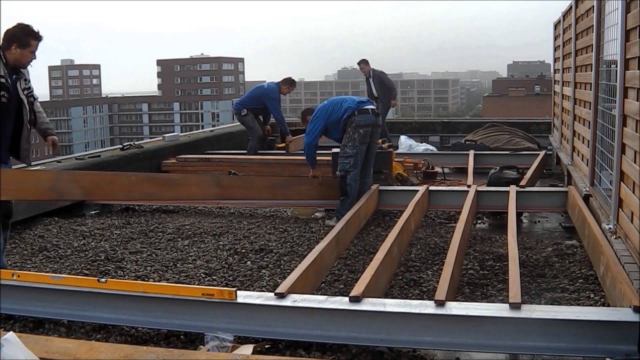 De aanleg van een dakterras door Renoparts