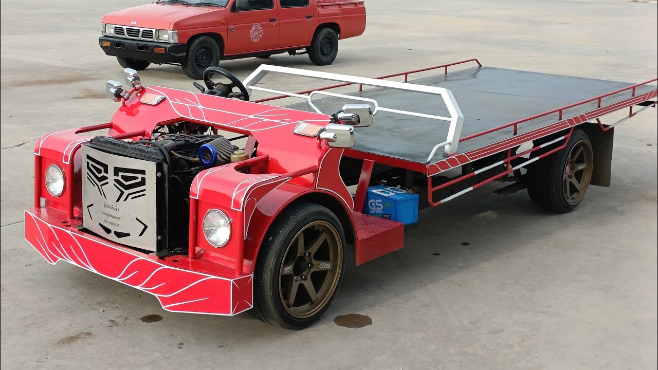 #รถบ้านบอส อีแต๋นซิ่งเครื่องยนต์isuzu 400 ccเกียร์dragonช่วงล่างdragonราคา85,000 บาทส่งส่งฟรี200กิโล